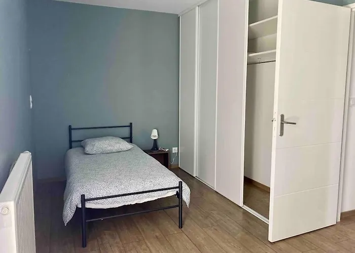 Quai Sud - Gare, 100 M2, Parking, Wifi, Superette, Lave Linge Daire *